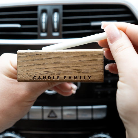 Oak holder for car fragrance with refill "DREAMS"